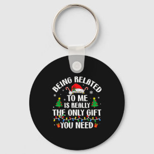 Chaveiro Ser Parente Meu Natal Divertido Família Xmas Roupa