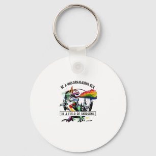 Chaveiro Ser Rex De Unicornasaurus Num Campo De Unicórnio D