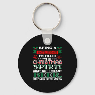 Chaveiro Ser Sagitário Mãe Bebida Espirituosa De Natal