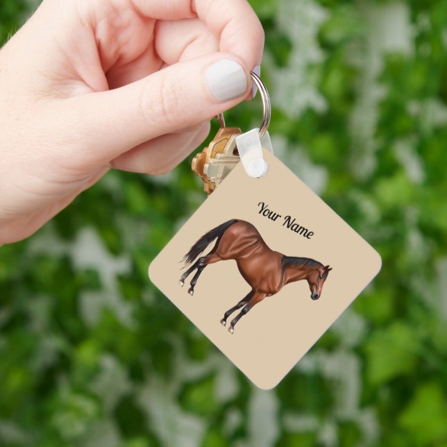 Chaveiro Serafina - braunes Pferd, stehend -  (Mão)