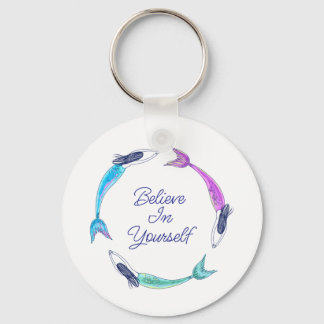 Chaveiro Sereia - acredite em si mesma