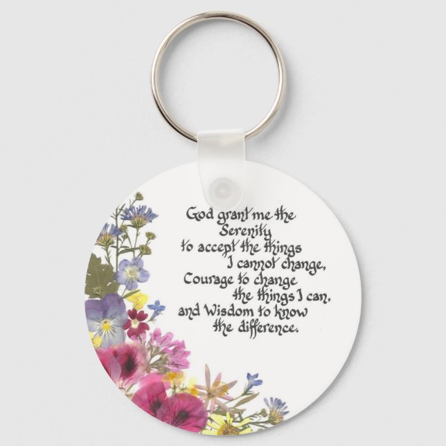 Chaveiro Serenity Prayer (Frente)