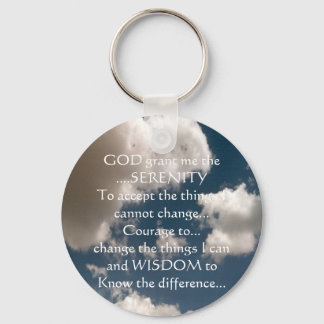 Chaveiro Serenity Prayer Summer Sky