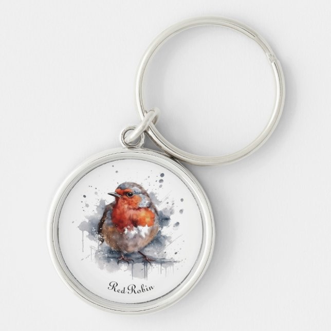Chaveiro Sereno Robin, personalizado (Frente)