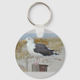 Chaveiro Série Seagull de Gaivota em Preto