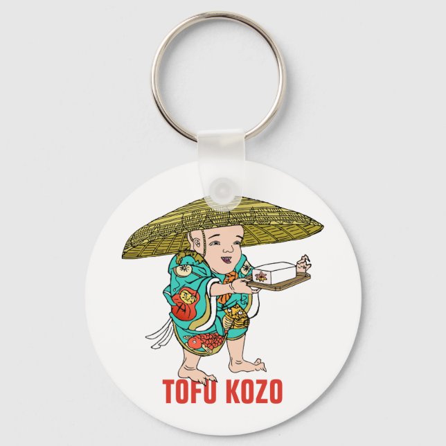 Chaveiro Série Yokai: Tofu Kozo (Frente)