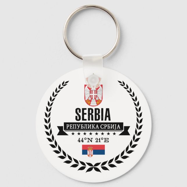 Chaveiro Sérvia (Frente)