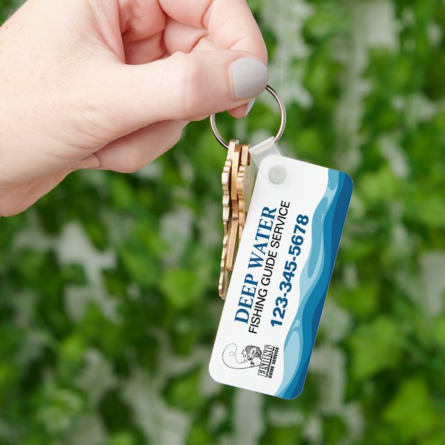 Chaveiro Serviço de Guia de Pesca Profissional (Mão)