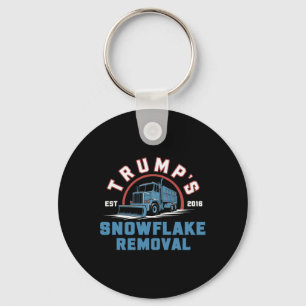 Chaveiro Serviço de Remoção do Floco de Neve de Trump Funny