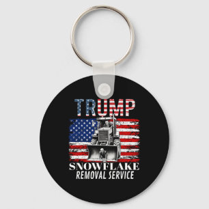 Chaveiro Serviço de Remoção do Floco de Neve Funny Donald T