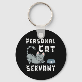 Chaveiro Servo de Gato Pessoal Gato Engraçado