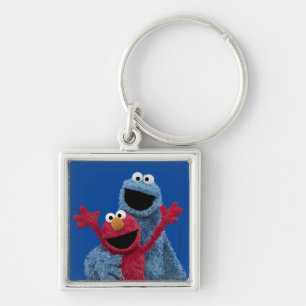 Chaveiro Sesame Street   Elmo & Cookie Monster