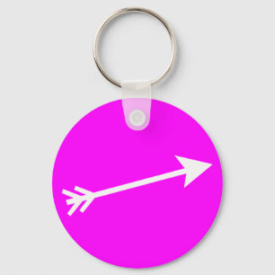 Chaveiro Seta branca 15° O MUSEUM Zazzle Oferece