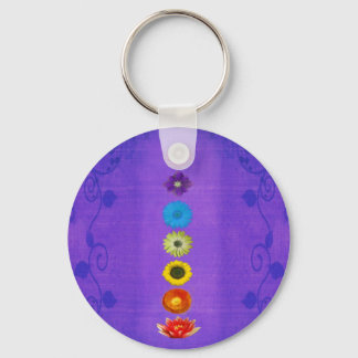 Chaveiro Sete Chakras - Presente - Roxo