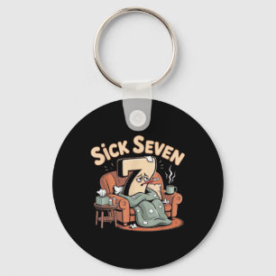 Chaveiro Sete Doente 67 Halloween Seis Sete Roupa Diversão