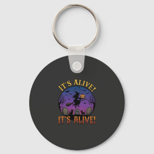 Chaveiro Seu Alive Halloween Bruxa Abóbora Gato Preto Lápid