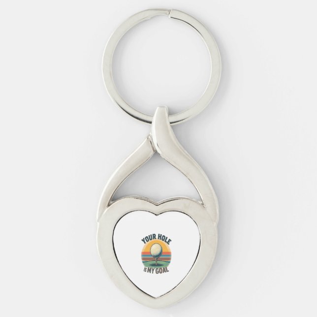 Chaveiro Seu Buraco É Meu Golfe De Golfe De Golfe De Goa (Frente)