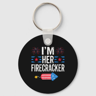 Chaveiro Seu Firecracker 4 De Julho Fogos Correspondendo Co