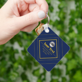 Chaveiro Seu logotipo e modelo de design personalizável
