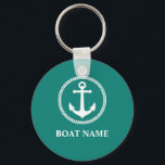 Chaveiro Seu nome de barco Sea Anchor sa0a<br><div class="desc">Náutica Seu Nome De Barco Mar Âncora Chaveiro Azul</div>