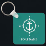 Chaveiro Seu nome de boi Compass Anchor ca0a<br><div class="desc">Náutica Seu Nome De Barco Compass Chaveiro</div>
