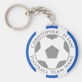 Chaveiro Seu nome e nome da equipe de futebol