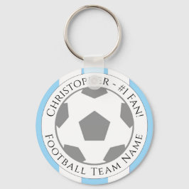 Chaveiro Seu nome e nome da equipe de futebol