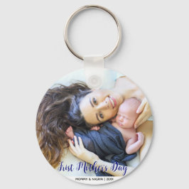 Chaveiro Seu Primeiro Dia das Mães personalizado com foto 