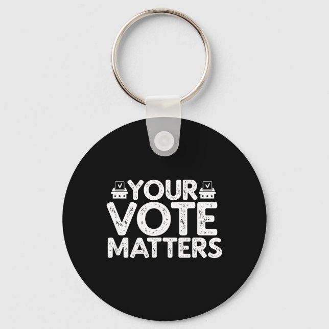 Chaveiro Seu Voto Eleição Eleitor (Frente)