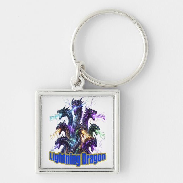 Chaveiro Seven-Headed Lightning Dragon (Frente)