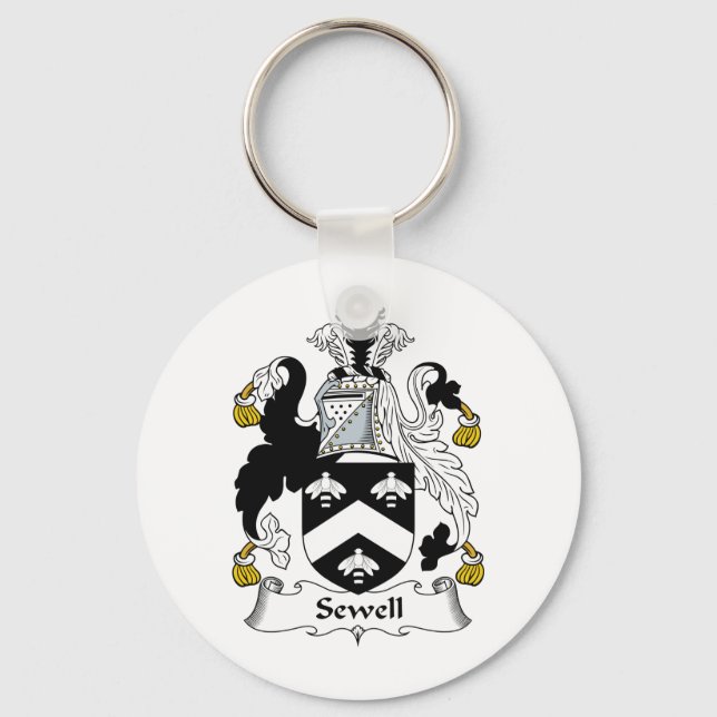 Chaveiro Sewell Family Crest (Frente)