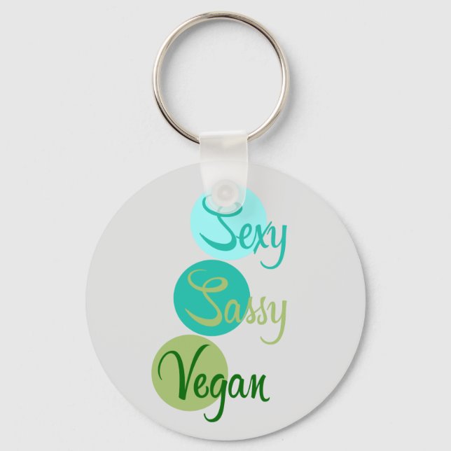 Chaveiro Sexy, Sassy Vegan (Frente)