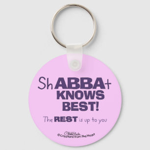Chaveiro ShABBAt Abba conhece melhor