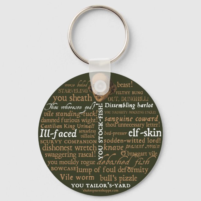Chaveiro Shakespeare Insults Collection (Frente)