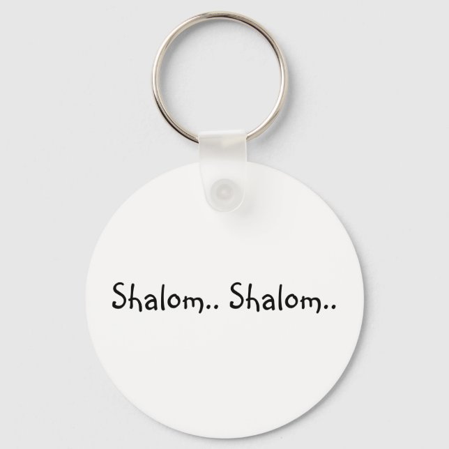 Chaveiro Shalom. Shalom. - Cadeia-chave (Frente)