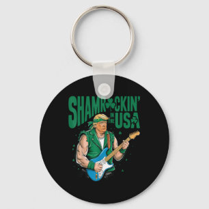 Chaveiro Shamrockin Nos Eua, Engraçada Trump St Patricks