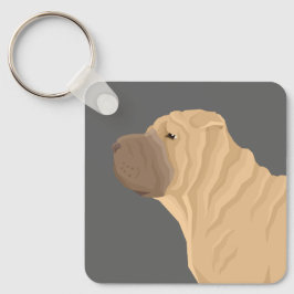 Chaveiro Shar Pei
