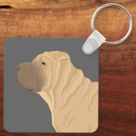 Chaveiro Shar Pei