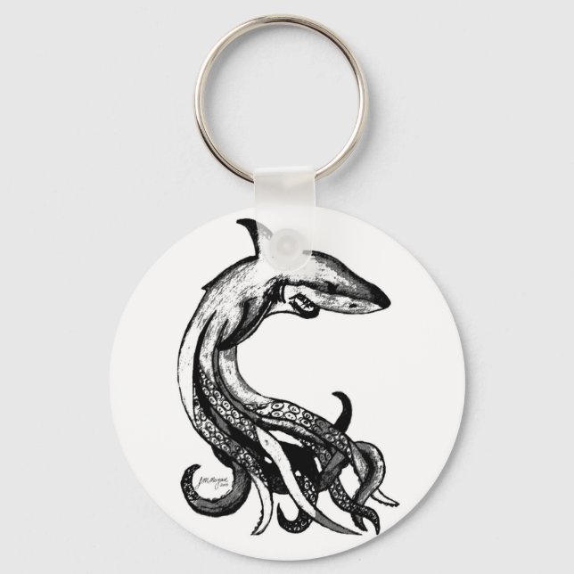 Chaveiro Sharktopus (Frente)