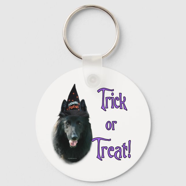 Chaveiro Sheepdog Trick belga (Frente)