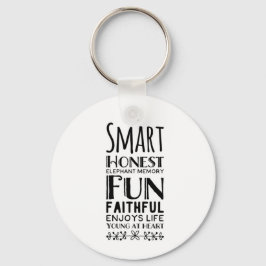 Chaveiro Sheffey Acronym com uma estrela