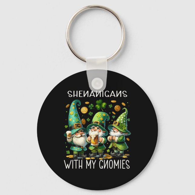 Chaveiro Shenanigans Com Minha Rua De Gnomos. (Frente)