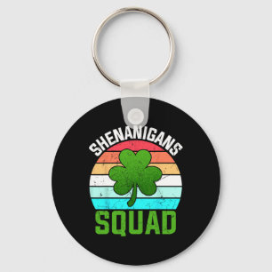 Chaveiro Shenanigans Squad Shamrocks Dia de São Patrício En
