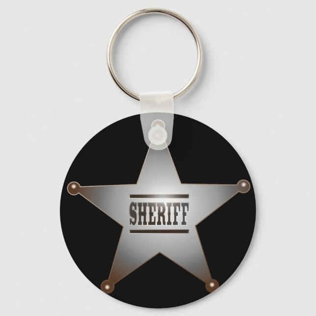 Chaveiro Sheriff Star (Frente)
