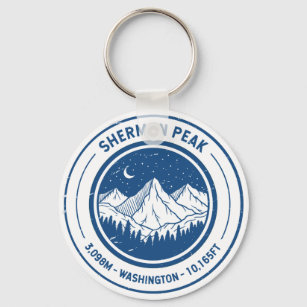 Chaveiro Sherman Peak Washington - Viagem do Esqui do Camin