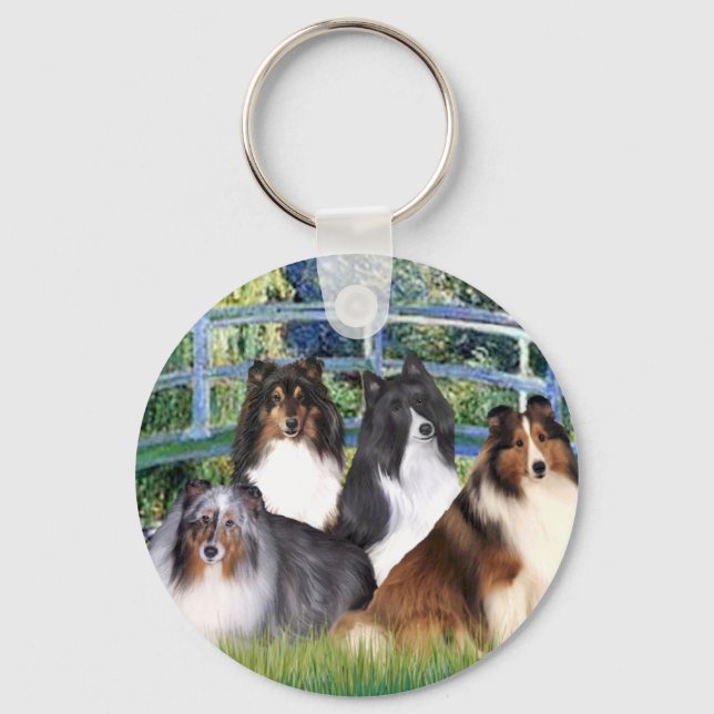 Chaveiro Shetland Sheepdog (4) - Ponte (Frente)