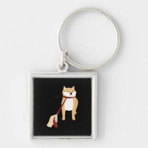 Chaveiro Shiba inu   design engraçada para cães não