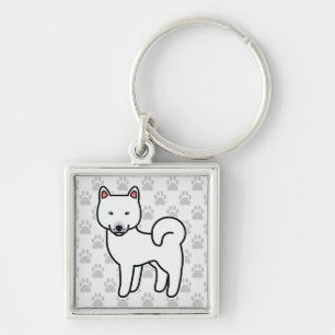 Chaveiro Shiba Inu White