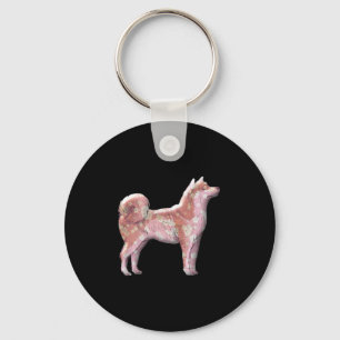 Chaveiro Shiba Japonês Bonita Shiba Inu Sakura Cherry Blos