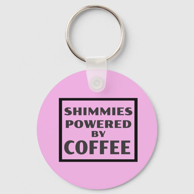 Chaveiro Shimmies Powered by COFFEE (Frente)